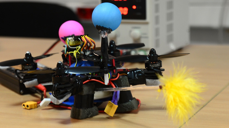 Un prototipo de B-Droid. Imagen: Universidad Politécnica de Varsovia